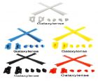 Galaxy Replacement Nose Pads & Earsocks Rubber Kits For Oakley Flak Jacket,Flak Jacket XLJ Black/Blue/Red/Yellow/White Color